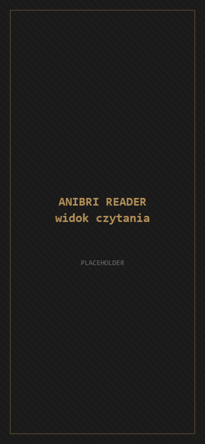 Anibri Reader — widok czytania z regulatorami audio