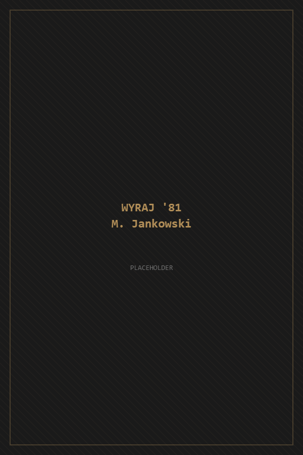Wyraj'81 — okładka audiobooka